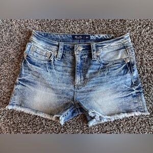 Never worn - Miss me light Jean shorts from buckle